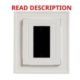 White Electrical Mounting Block 8.5 x 7.5 in