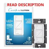 Lutron Caseta Dimmer Switch, 150W/600W White