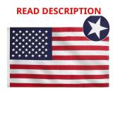 FlagStars 4 ft. x 6 ft. Nylon American Flag