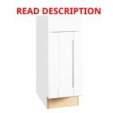 Shaker Kitchen Cabinet, Satin White