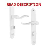 Serenade Mortise Lever Latch/Deadbolt, White