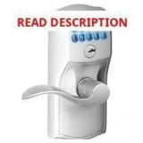 Schlage Camelot Satin Chrome Lock