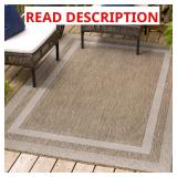 Dover Classic 3-Stripe Border Rug 5x8