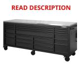 Husky 84" x 24" W 22-Drawer Workbench
