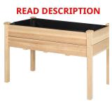 48 in. L x 24 in. W x 30 in. H Cedar Bed