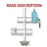 simplehuman Shower Caddy, Stainless + Aluminum