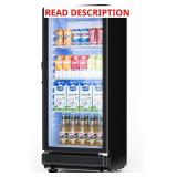 6 cu ft Commercial Beverage Fridge with Door