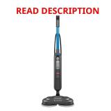 SpinWave SmartSteam Corded Spin Mop Scrubbing