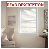 (30)Skid of White Cordless Faux Wood Blinds 42W x