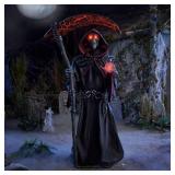 7.5 ft Grave & Bones Animated LED Reaper