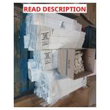 4x4x6 White Vinyl Fence Line Posts