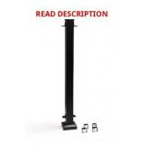 Black Powder Coated Aluminum Deck Post Kit