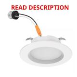 CE 4 in. 5CCT Recessed Retrofit Trim