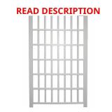 54"L x 96"H Vinyl Trellis, White VA68200