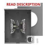 200A 4-Jaw Horn-Bypass Meter Socket