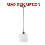 Canfield 1-Light Brushed Nickel Mini Pendant