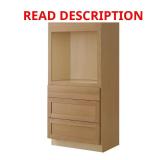 Avondale 33x24x72 White Oak Cabinet