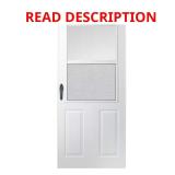 200 Series 30x80 White Aluminum Storm Door