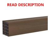 Walnut Composite Fence Board (4-Pack) 6 ft
