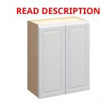 Brighton Raised Wall Cabinet, Painted White