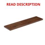 Butcher Block Shelf 96W x12D - Damaged Side