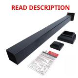 Aria Railing 3x3x36 Black Aluminum Post Kit