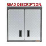 Gladiator 1-Shelf Wall Garage Cabinet, Silver
