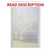 White Vinyl Blinds, 2" Slats, 57"W x 48"H