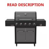 Gourmet Pro 5-Burner Dual Fuel Grill Graphite