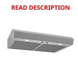 MTR Series 30" 350 CFM Convertible Hood