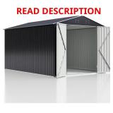 *** Missing Boxes *** 8 ft W x 12 ft D Metal Outd