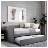 Andes Dark Gray Twin Daybed with Trundle