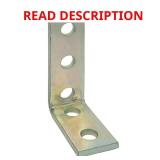 ZB917-10 5-Hole 90  Galv-Krom Bracket