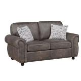 Medon 68.5 Microfiber 2-Seater Sofa Gray
