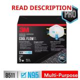 8511 N95 Sanding/Glass Respirator (5-Pack)