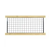 5- 6 ft. Pressure-Treated Black Hog Wire Rail