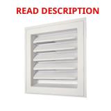 GAF Master Flow 12x12 Plastic Vent White