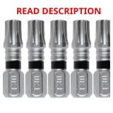 IMPACT XPS T30 Torx 1 in. Insert Bit (5-Pack)