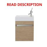 Piccolo 18" W x 10" D x 25" H S/Sink Vanity