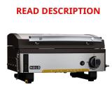 Elite1B 21 in. 1-Burner Propane Griddle Black