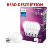 Philips 60W Equivalent A19 LED Bulb 5000K (See Ph
