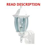 Alexandria 180  White Motion-Sensing Sconce