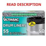 55 Gal. Drum Liner Trash Bags (50 Count)