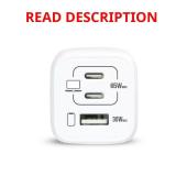 GaN Wall Charger, 65-Watt