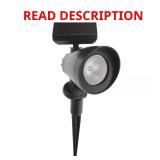 (12) Solar Black LED Spotlight 55 Lumens