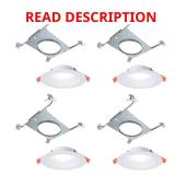 6 in. RLDM Downlight with Frame