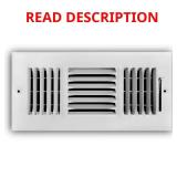 Everbilt 10x4 in. 3-Way Register White