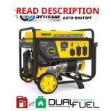 Dual Fuel Portable Generator with CO Shield