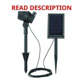 Black LED Solar Outdoor Spot Light 50 Lumen