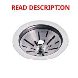 3-1/2 in. Strainer Basket, Tailpiece 304SST